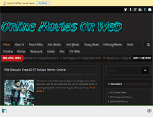 Tablet Screenshot of onlinemoviesonweb.com